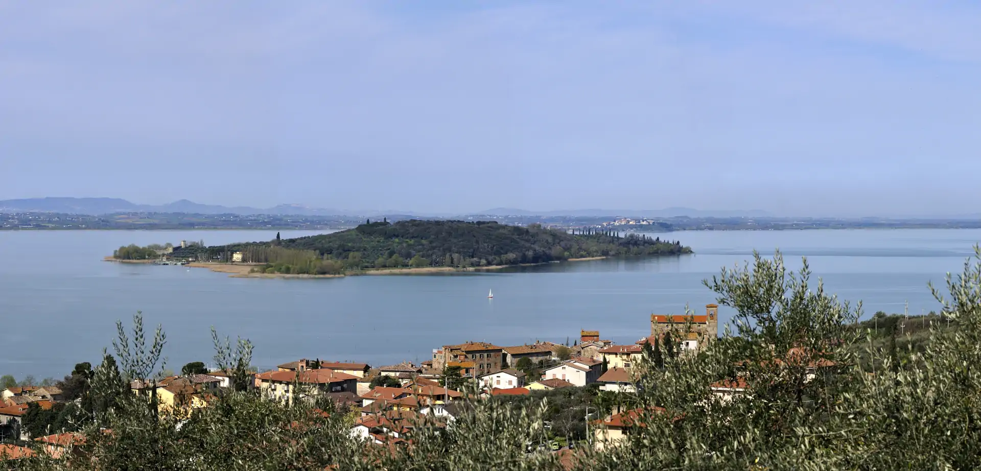 Isola Polvese, vista da San Feliciano