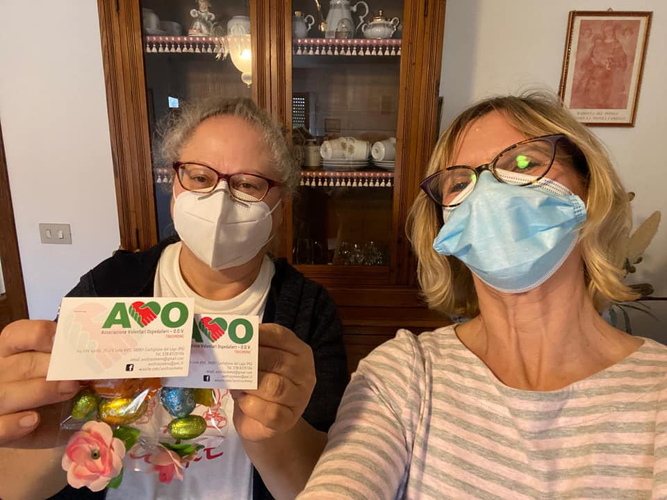 La presidente e una socia