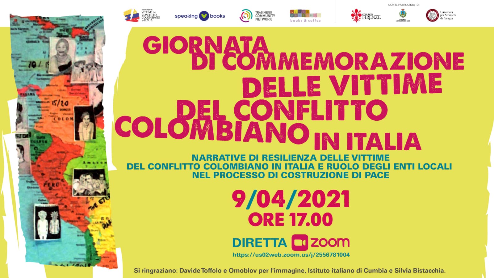Giornata vittime conflitto colombiano – Anche in Italia la commemorazione