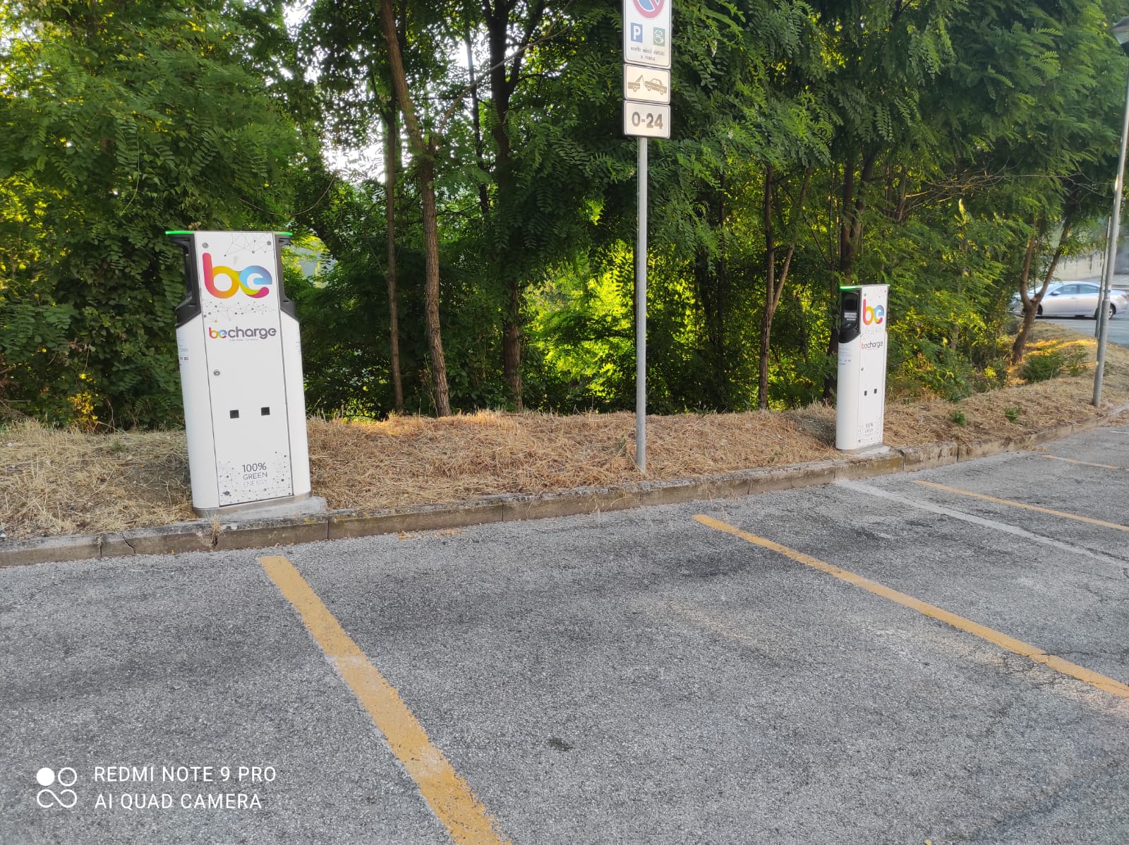 punto di ricarica per veicoli elettrici 