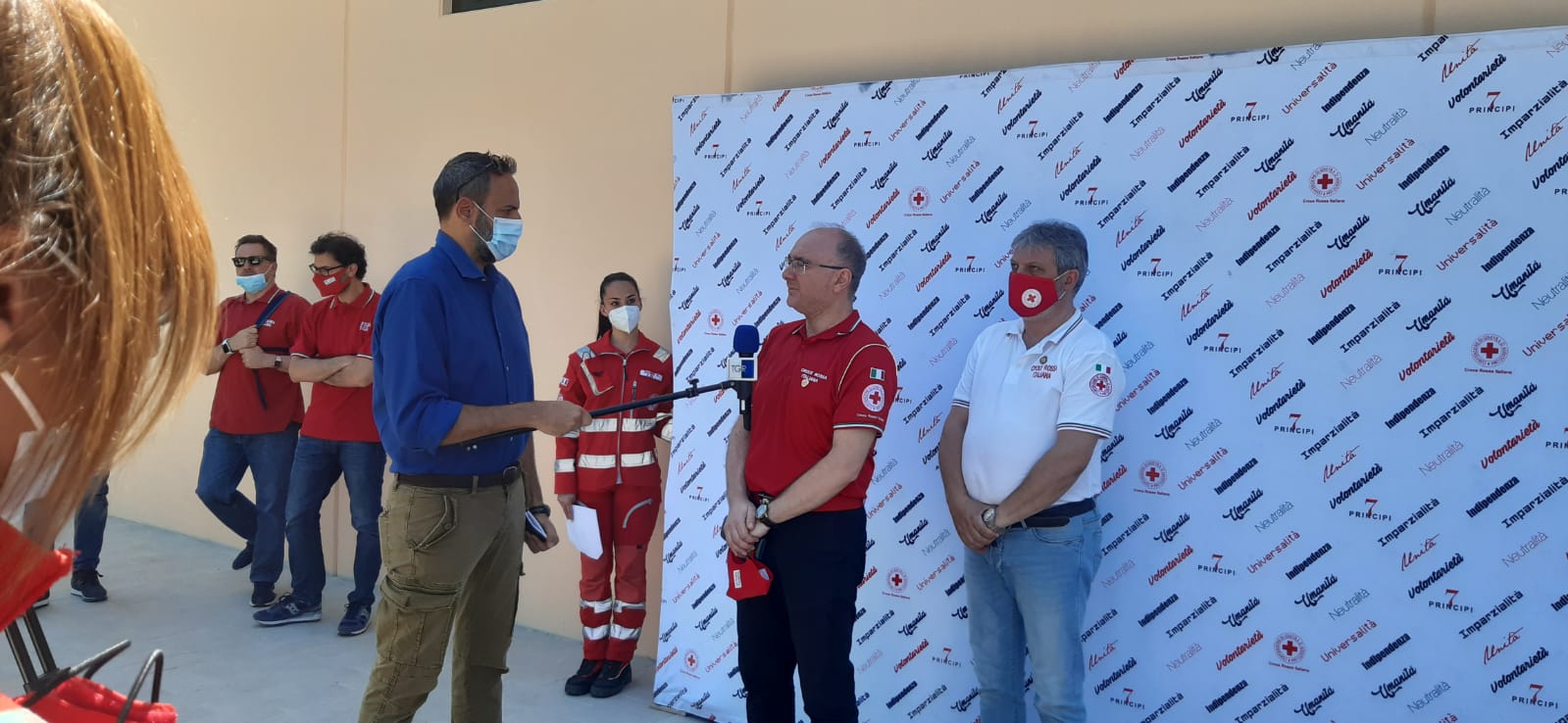 Immagine - Intervista ai rappresentanti della Croce Rossa