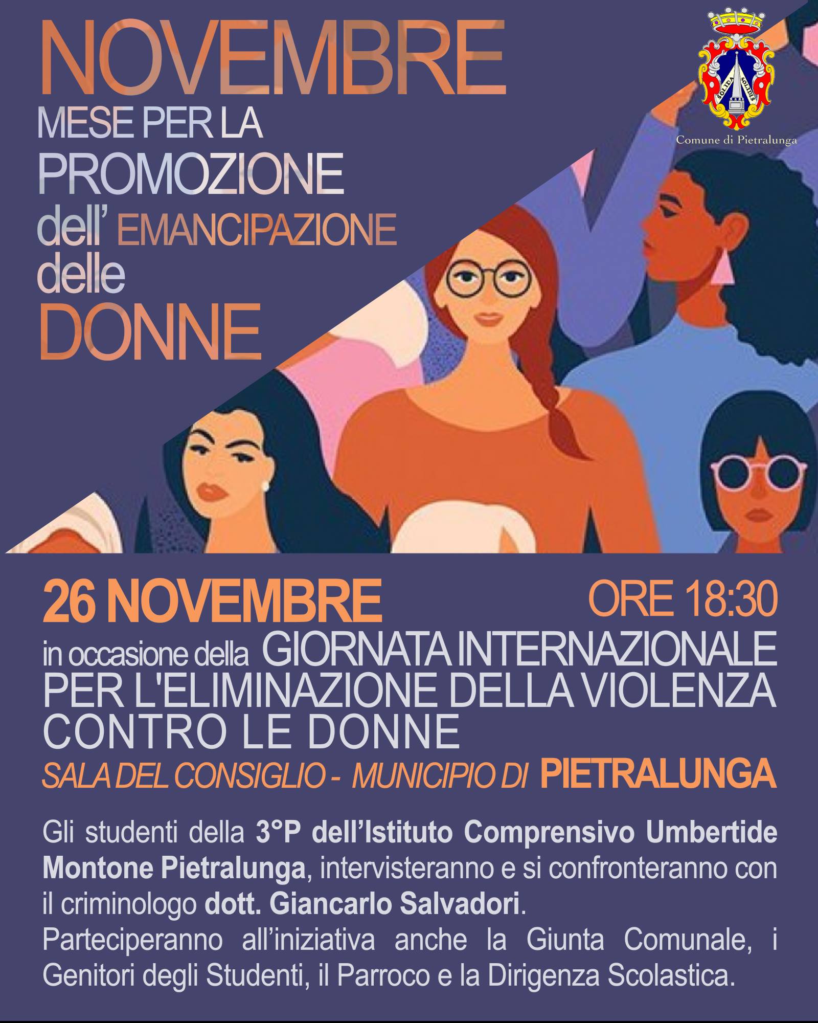Giornata contro la violenza sulle donne a pietralunga