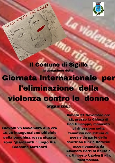 Giornata contro la violenza sulle donne a sigillo