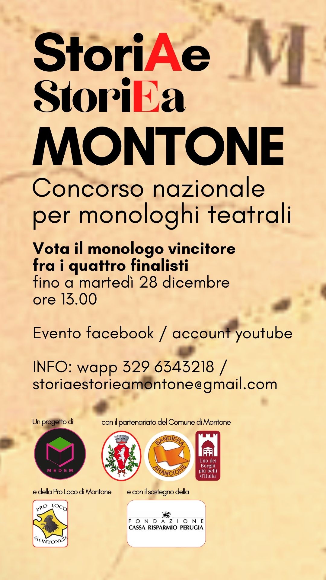 “StoriA e StoriE a Montone”