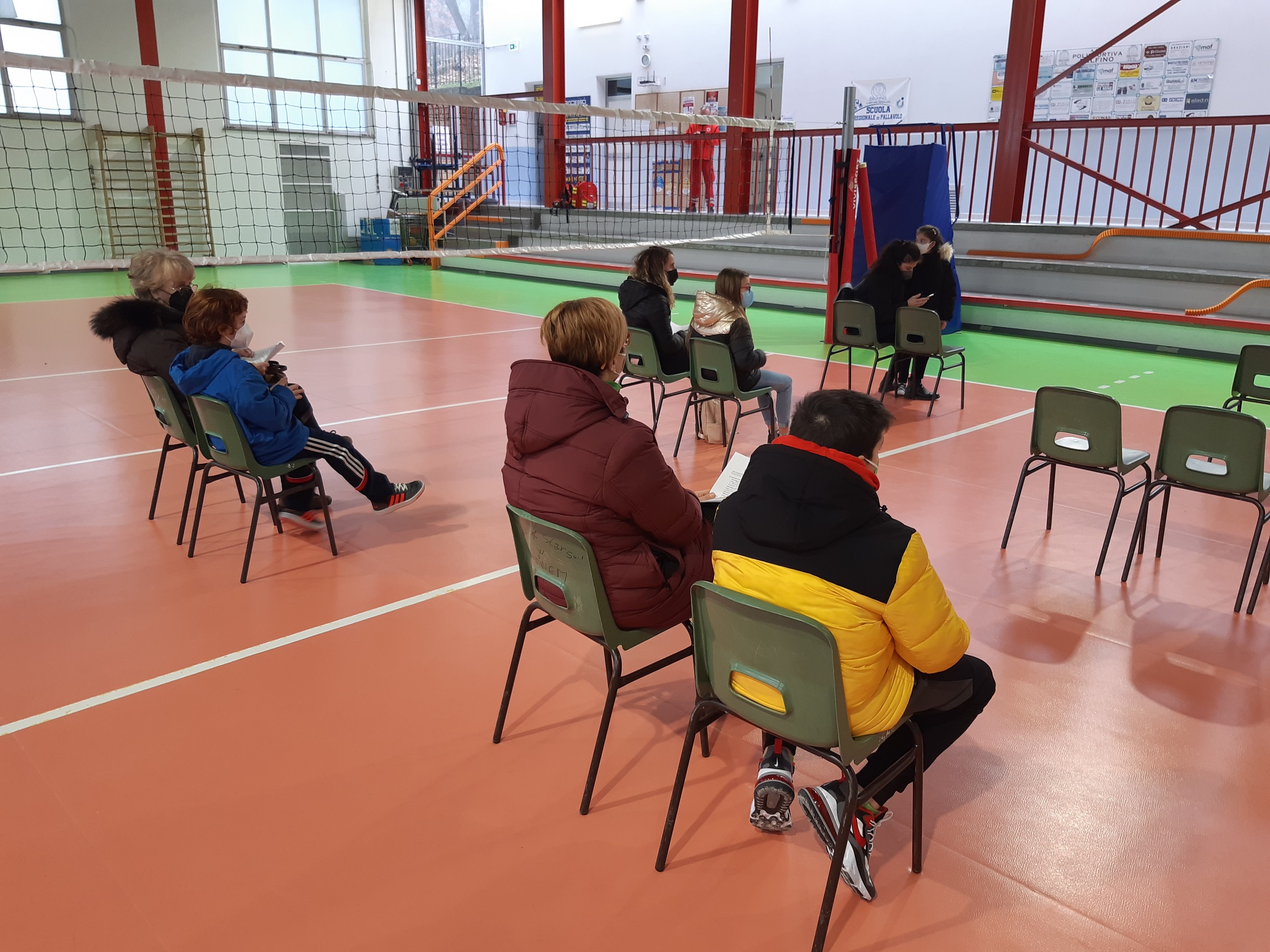 L'interno della palestra