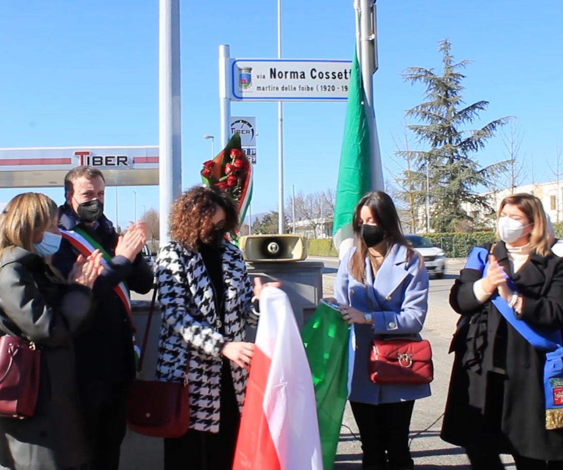 citerna nuova via dedicata a Norma Cossetto