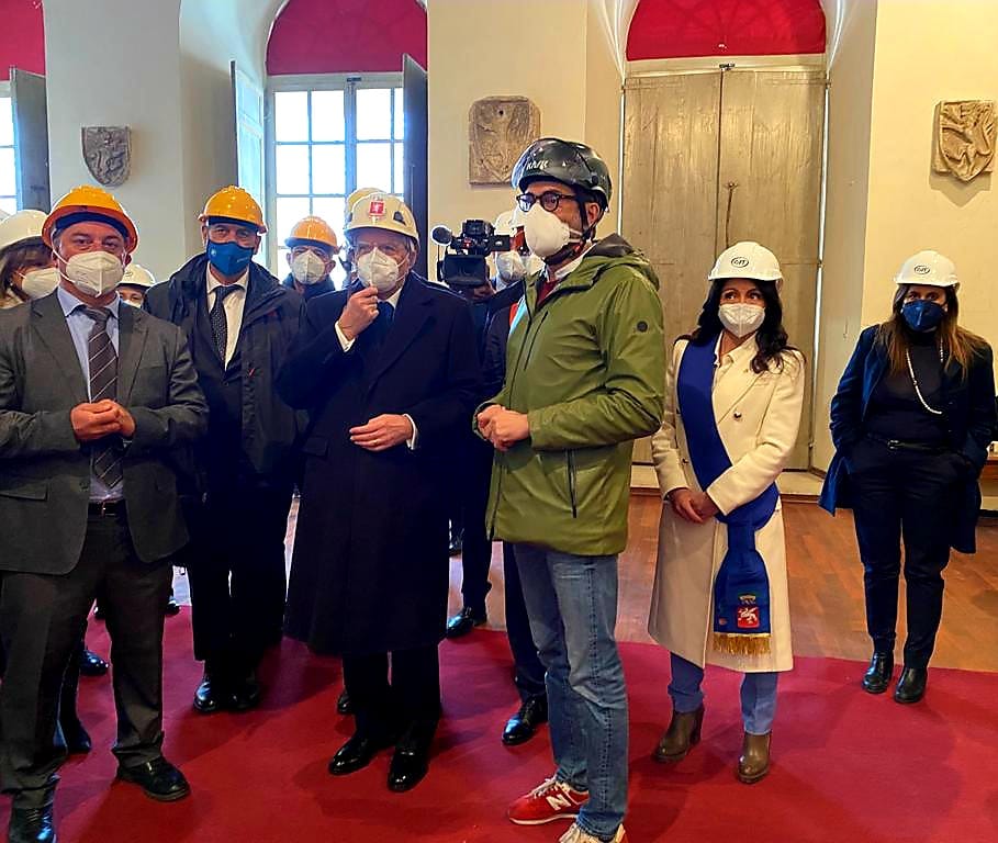 Il Presidente della Repubblica in visita a Norcia