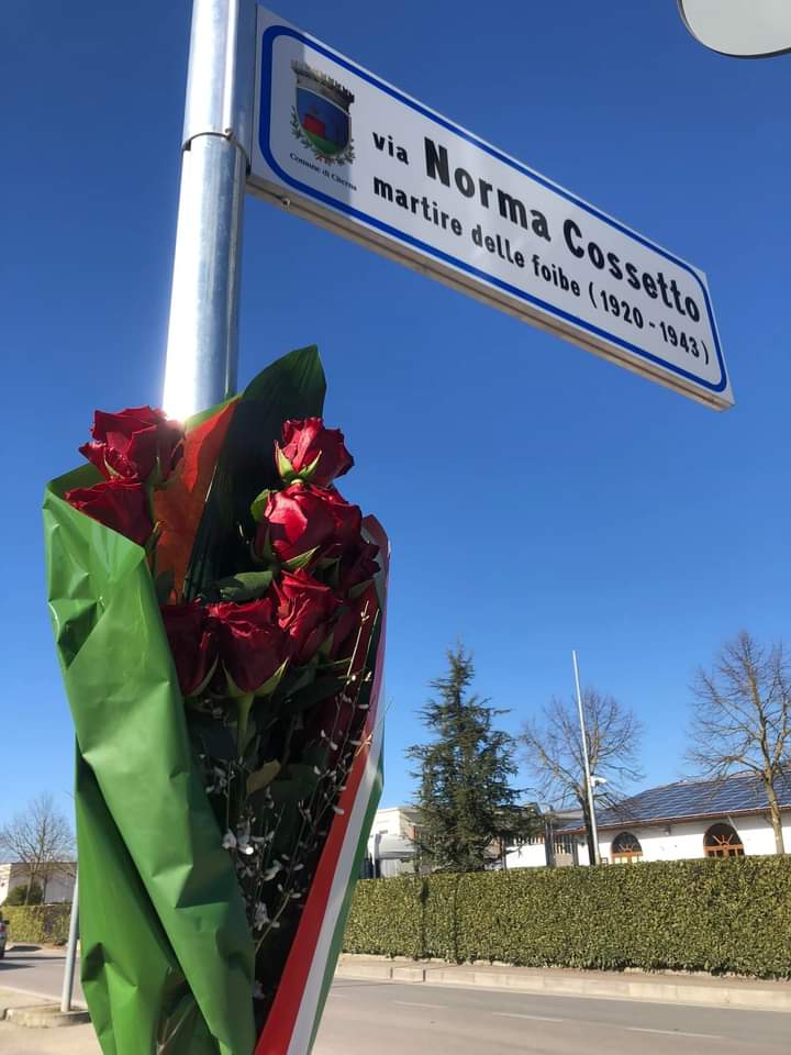citerna nuova via dedicata a Norma Cossetto