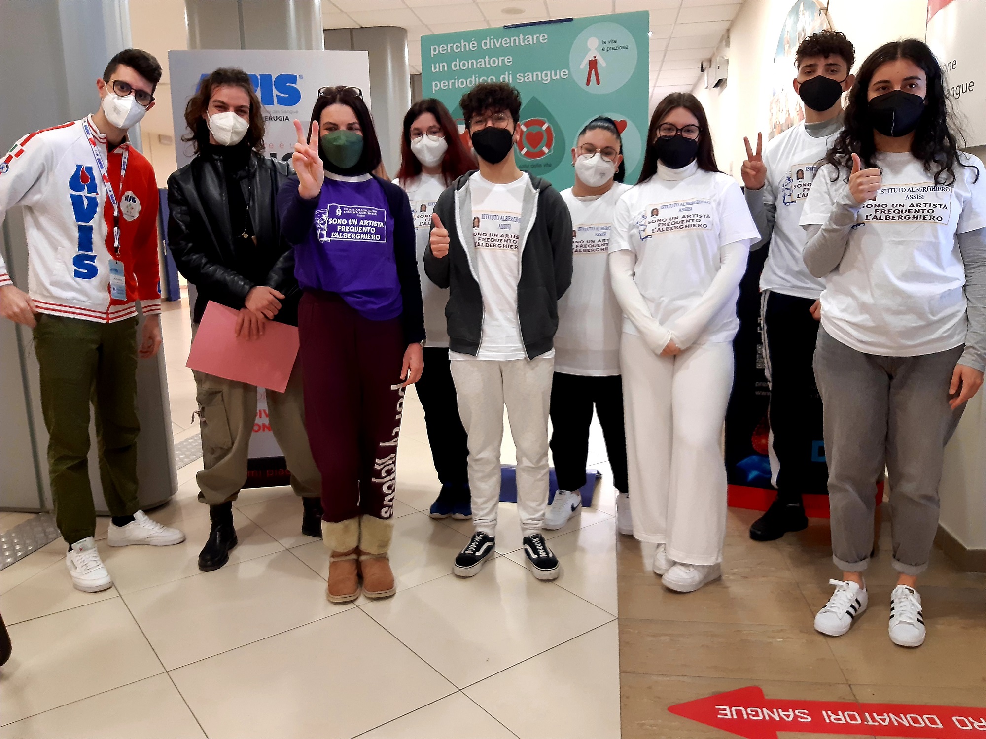Alberghiero assisi_Donazione sangue