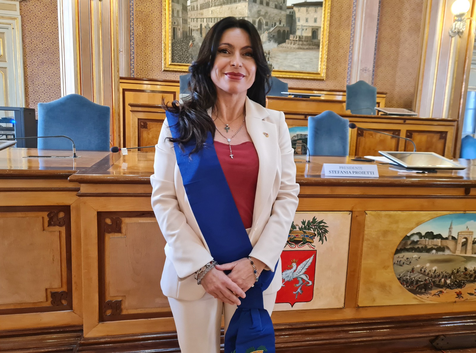 Stefania Proietti presidente Provincia Pg