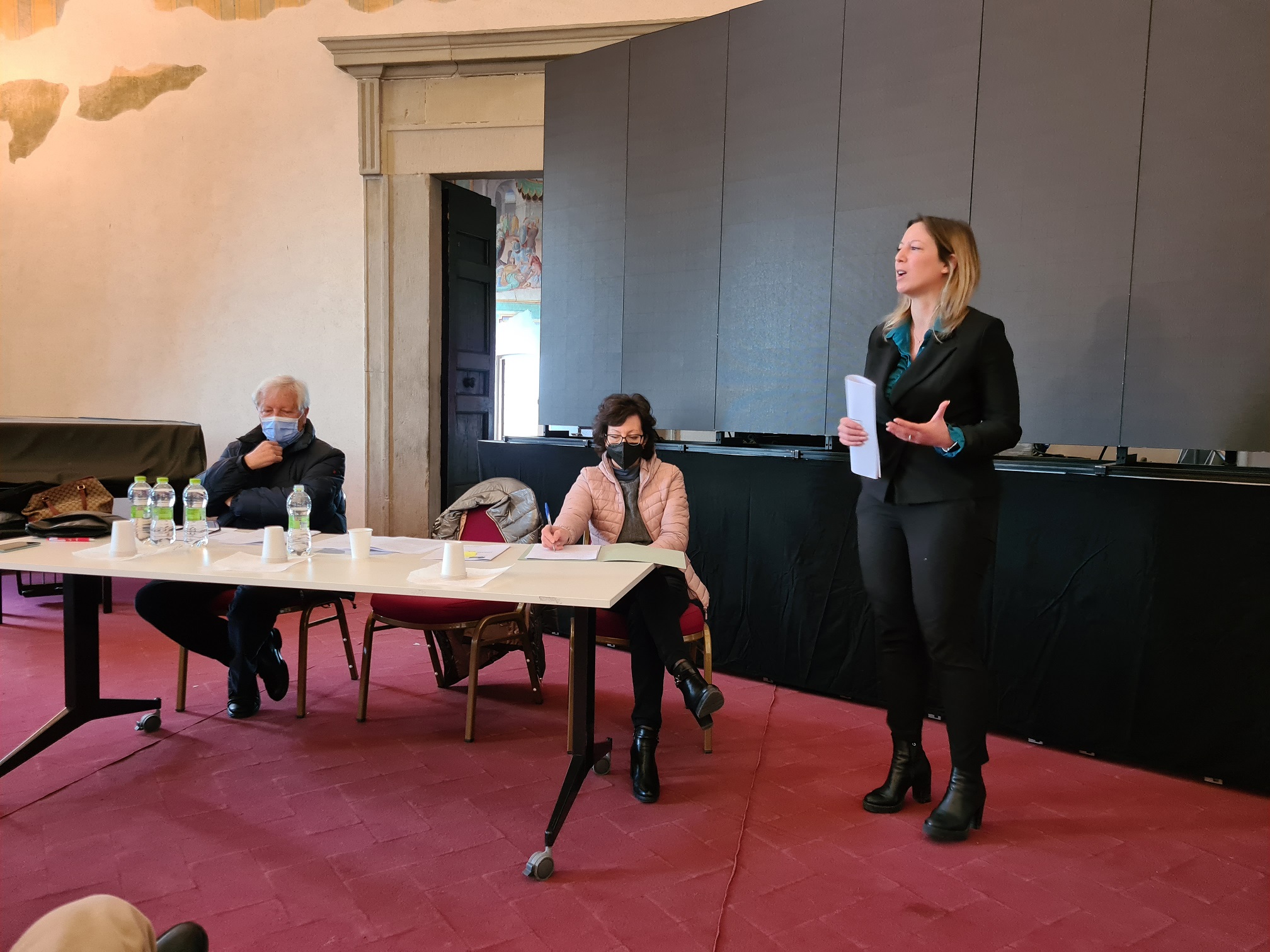 Un momento dell'assemblea