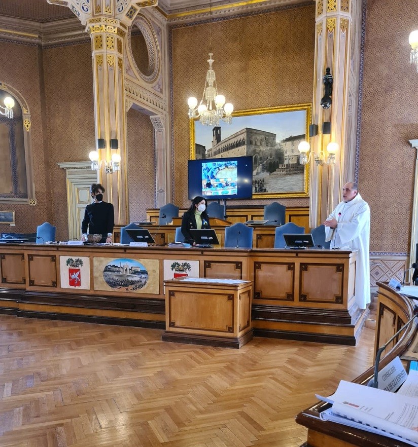 benedizione di Pasqua al Consiglio provinciale