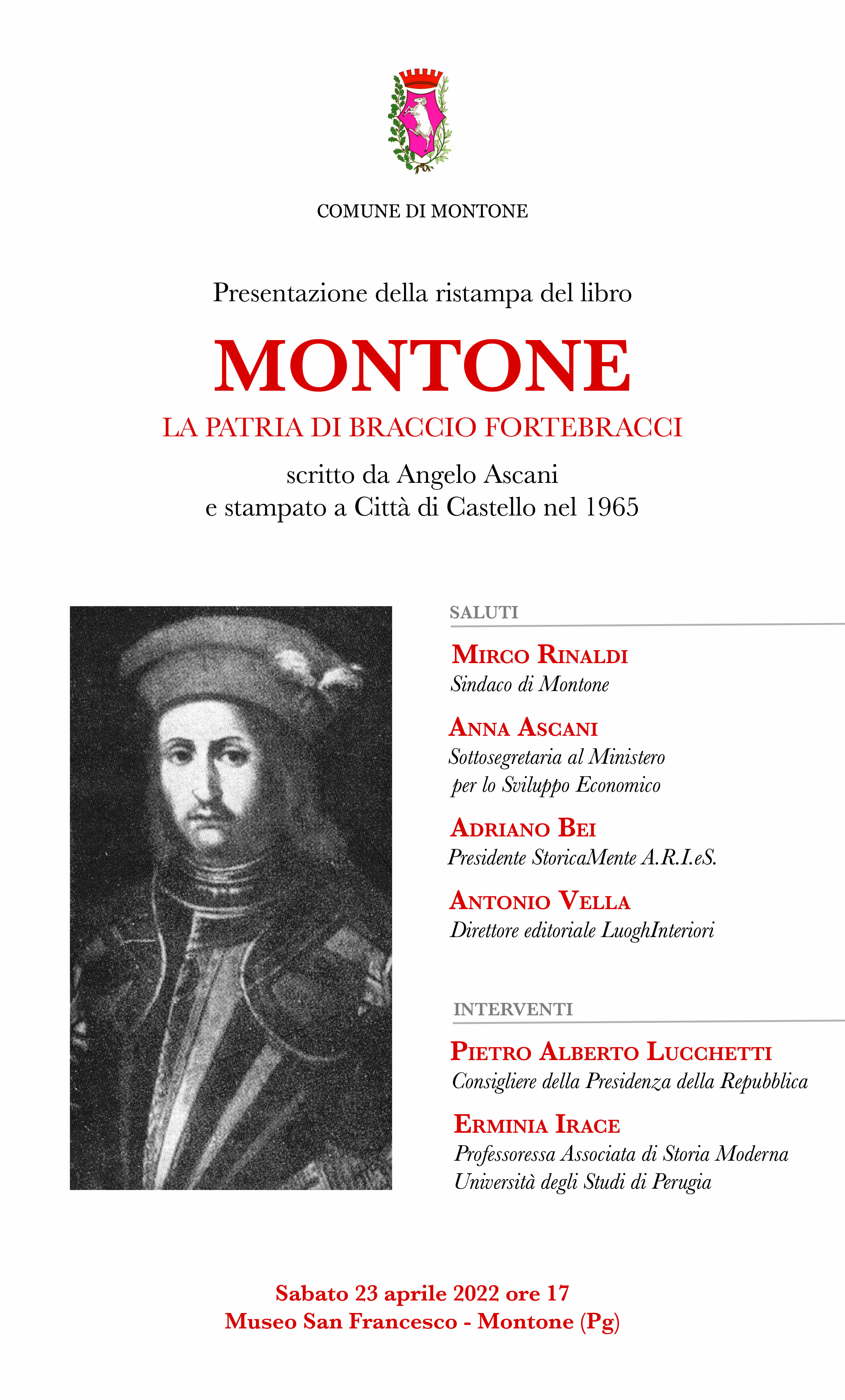 “La patria di Braccio Fortebracci” al San Francesco
