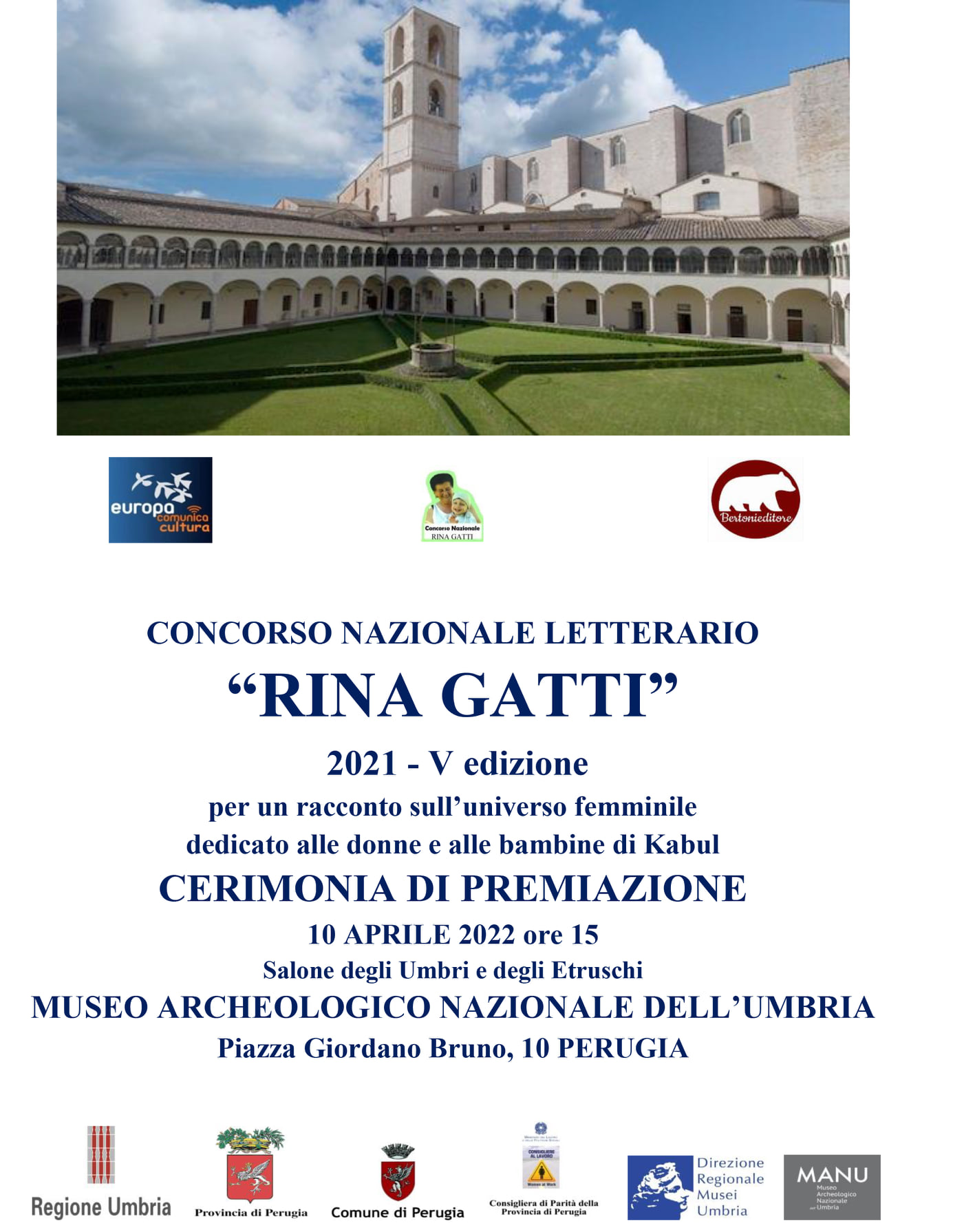 premiazione per la V edizione del Concorso Letterario “Rina Gatti”