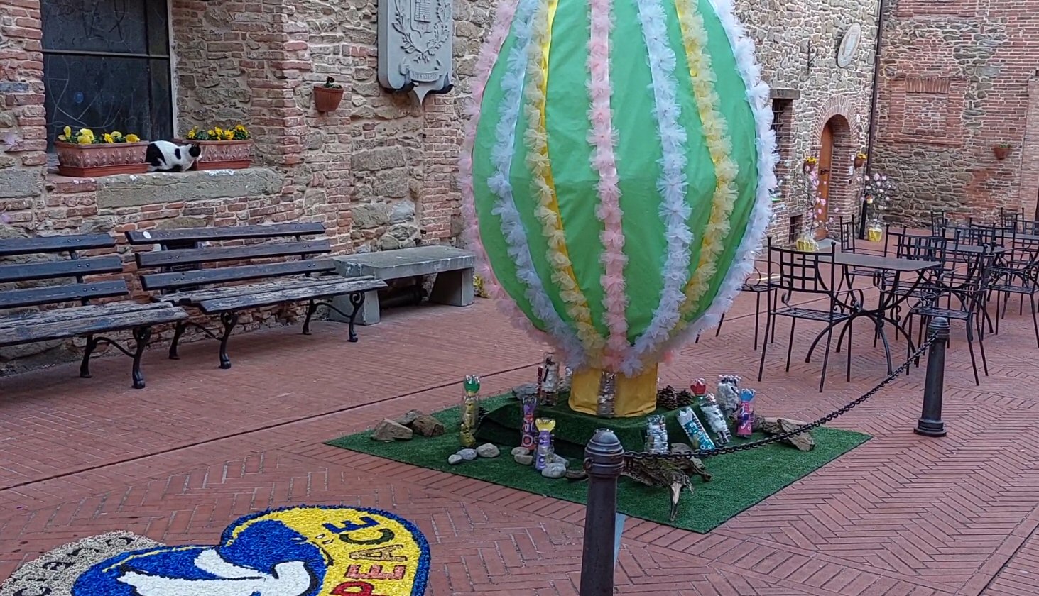 Infioratori all’opera per una Pasqua di pace