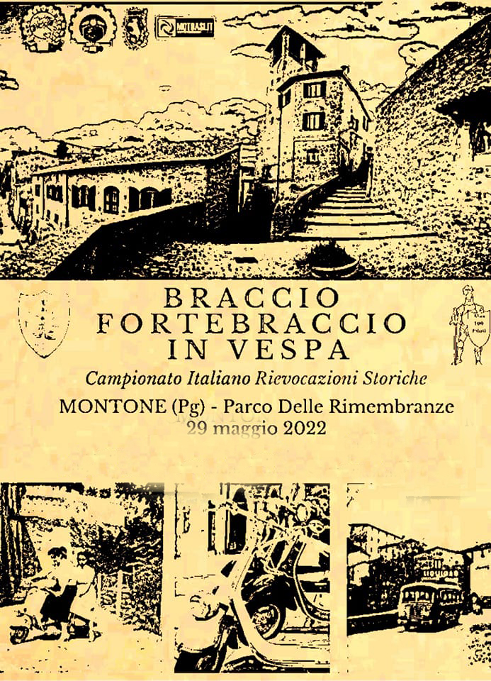 braccio Fortebraccio in Vespa”