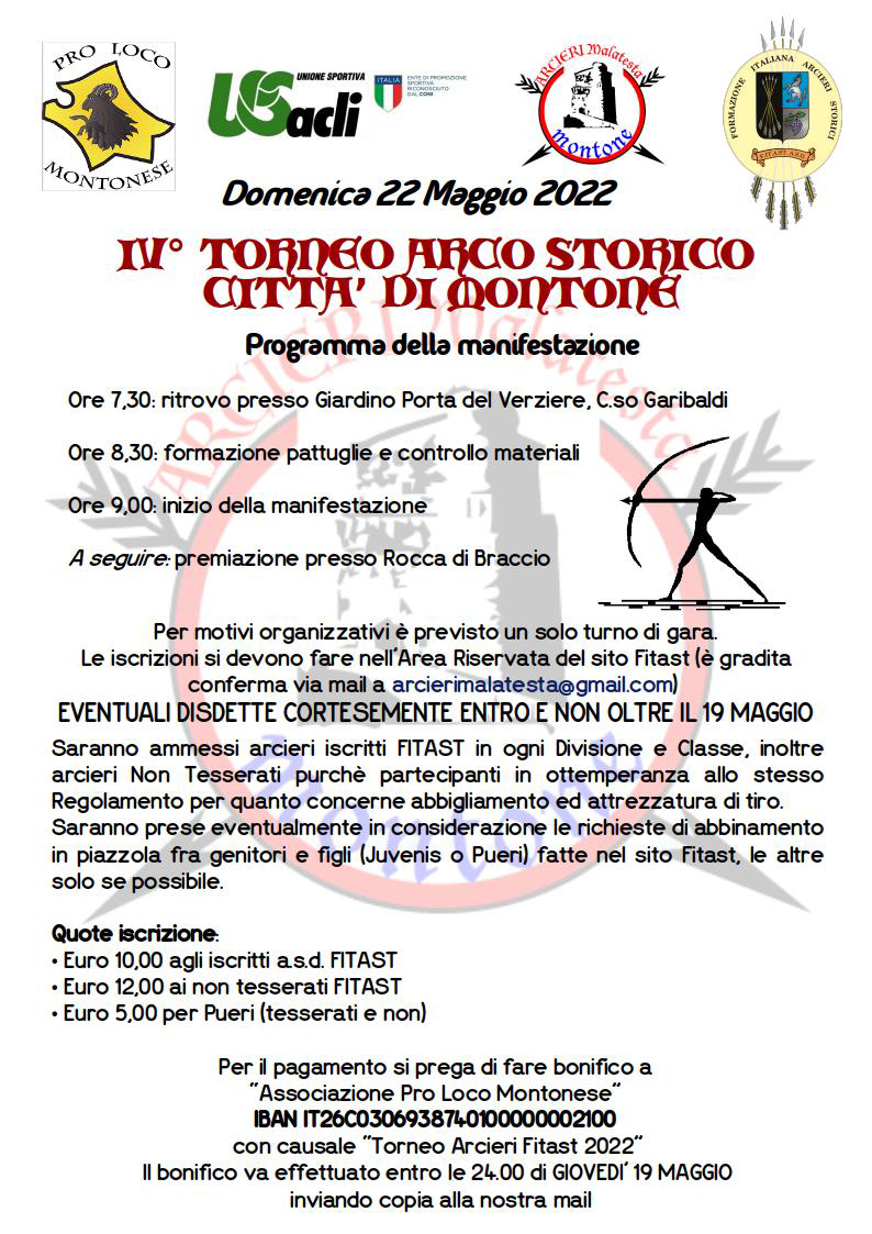  IV torneo arco storico e tradizionale