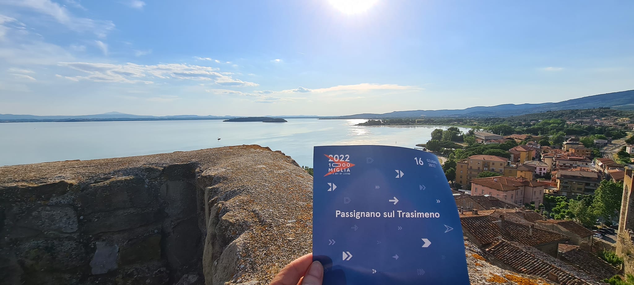 Il lago visto dalla Rocca