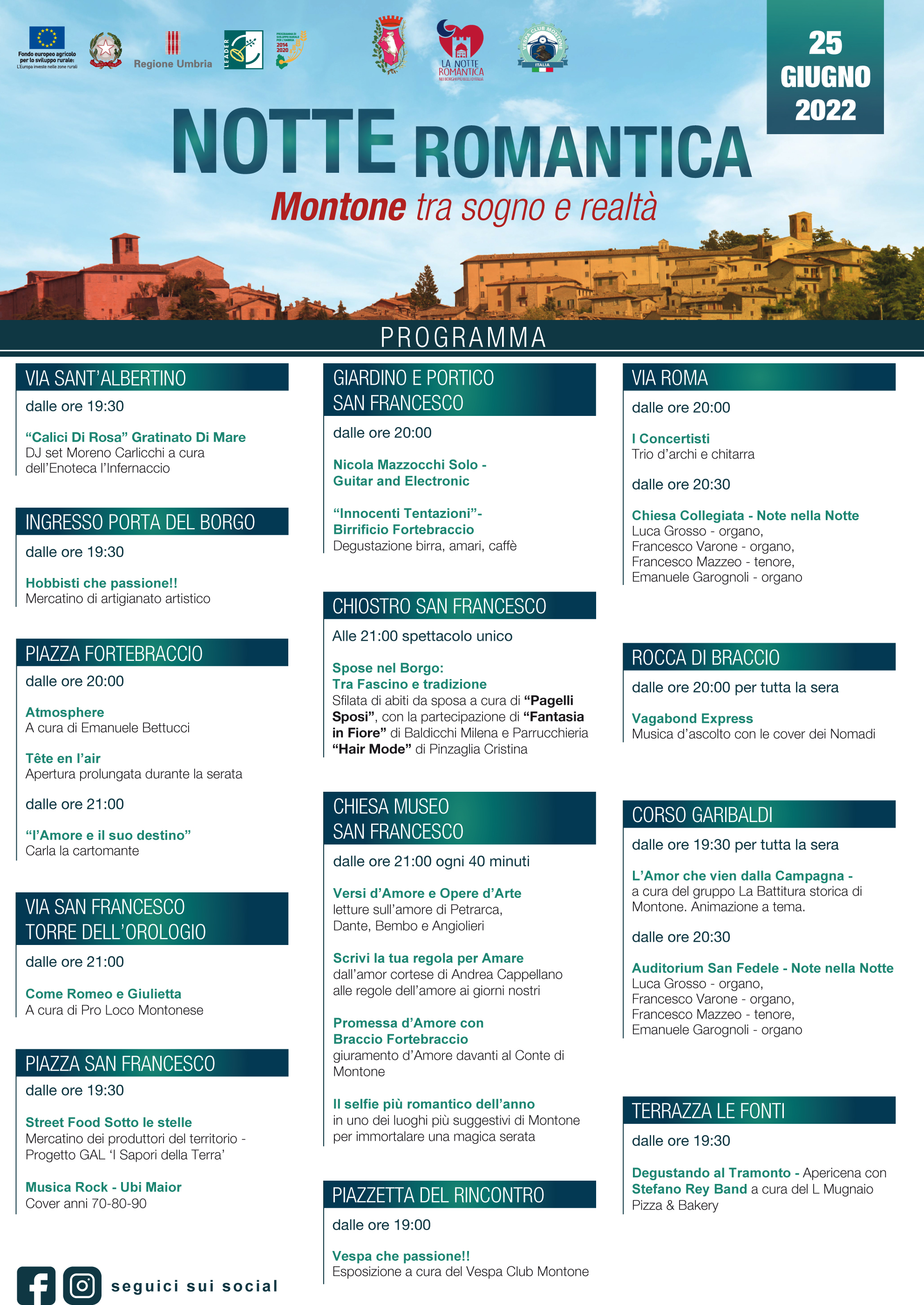 Tutto pronto a Montone per la “Notte Romantica”