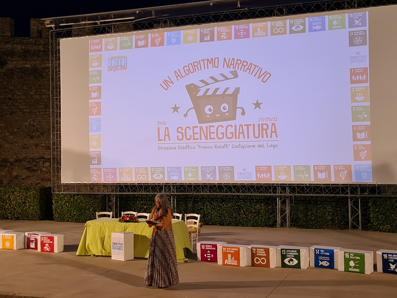Un momento della cerimonia