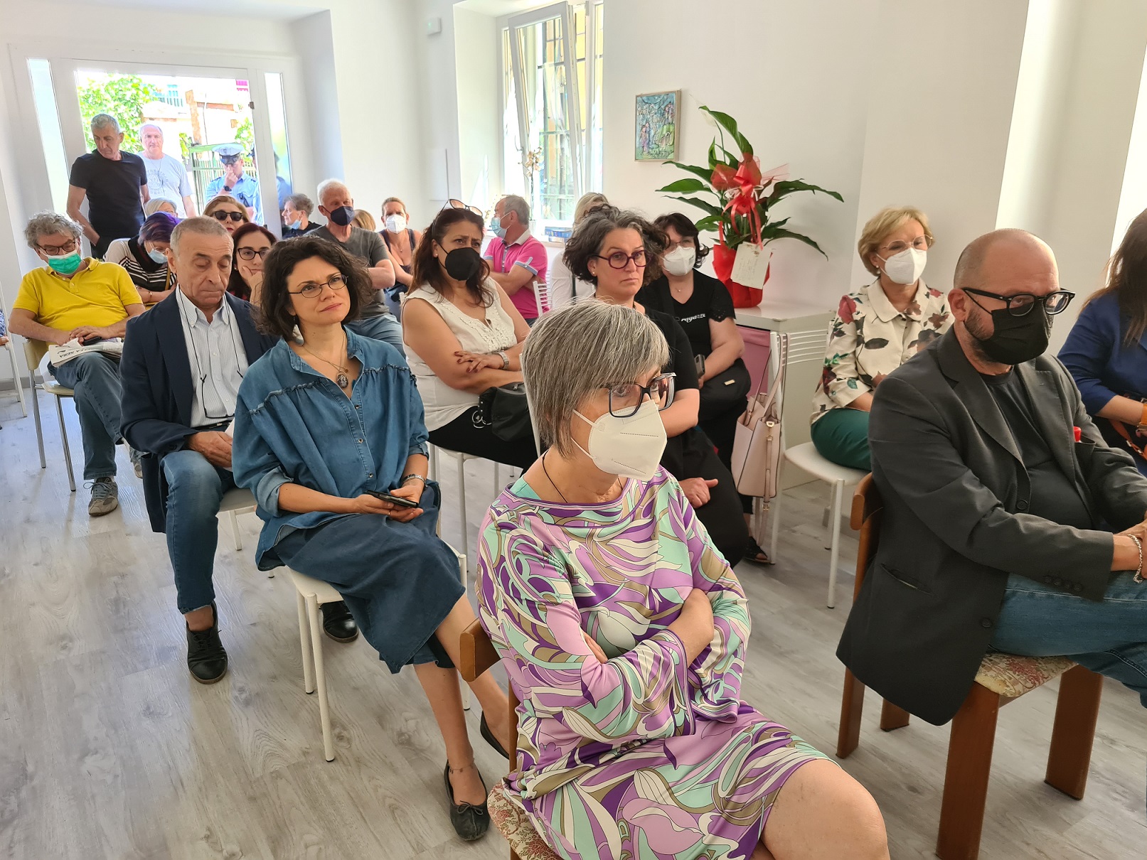 Un momento della cerimonia