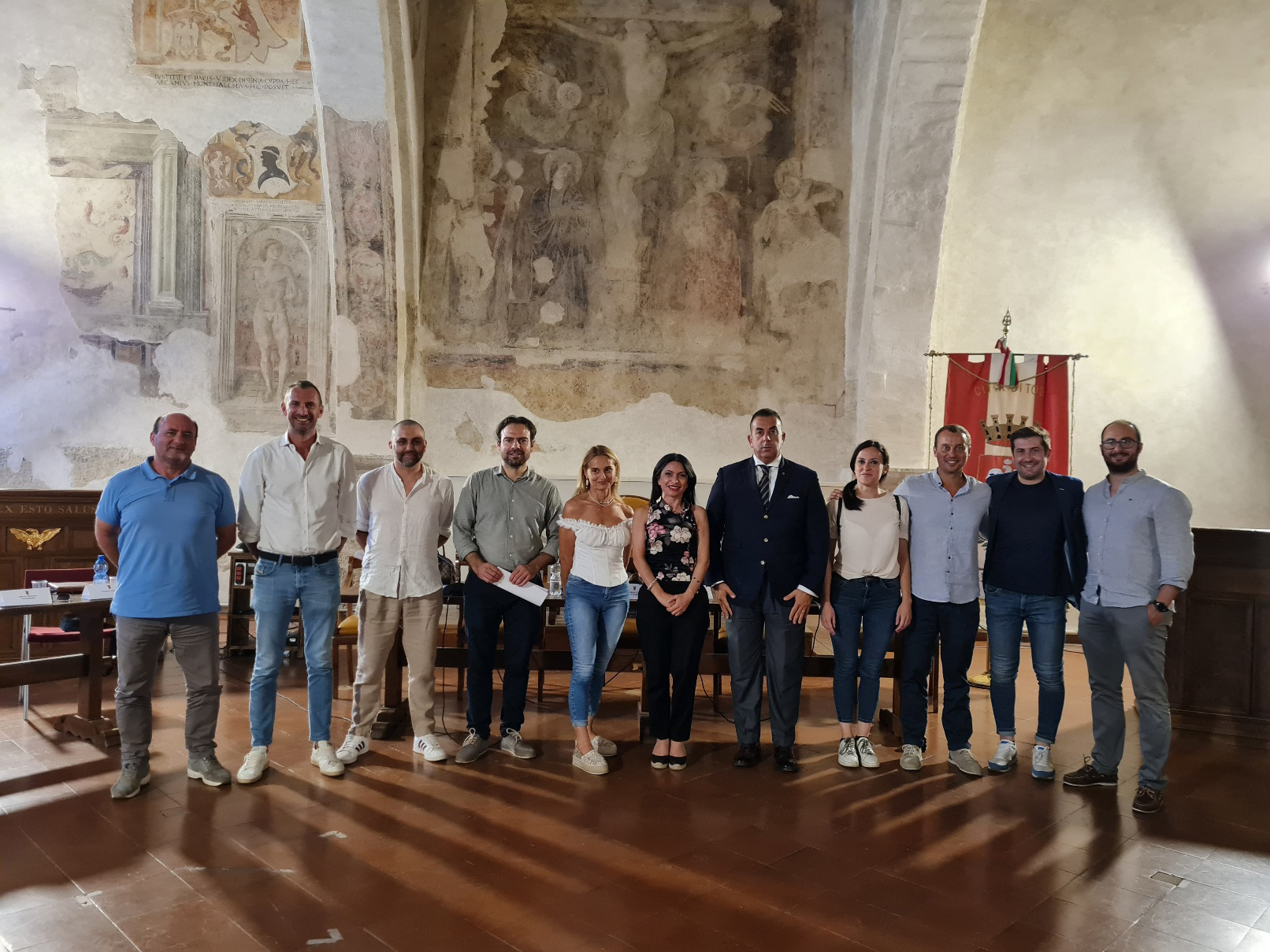 Proietti ha incontrato i sindaci della Media Valle del Tevere