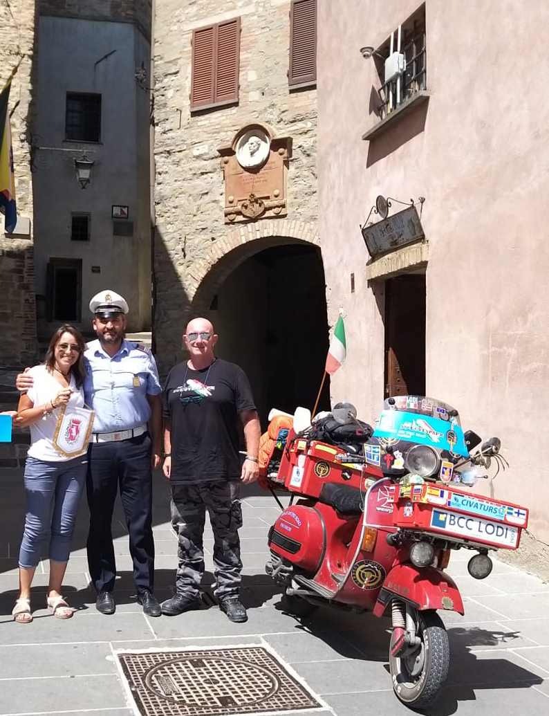 “Peace on the road for Unicef” ha fatto tappa a Montone