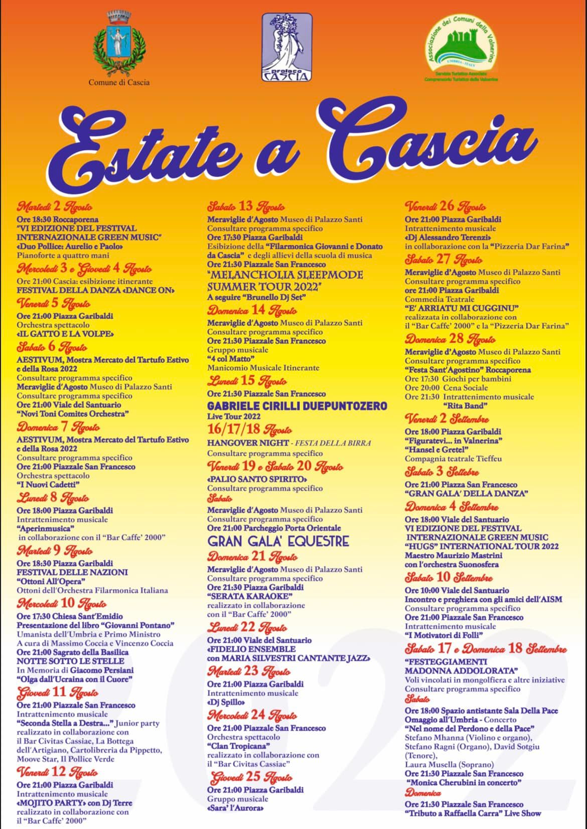 estate a cascia
