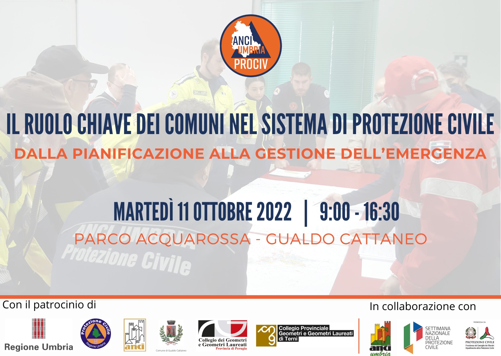  “Il ruolo chiave dei Comuni nel sistema di protezione civile”, in Provincia la presentazione del convegno di Anci Umbria Prociv