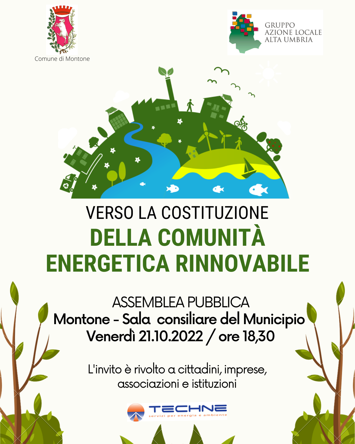 Montone - Verso la costituzione della Comunità energetica rinnovabile