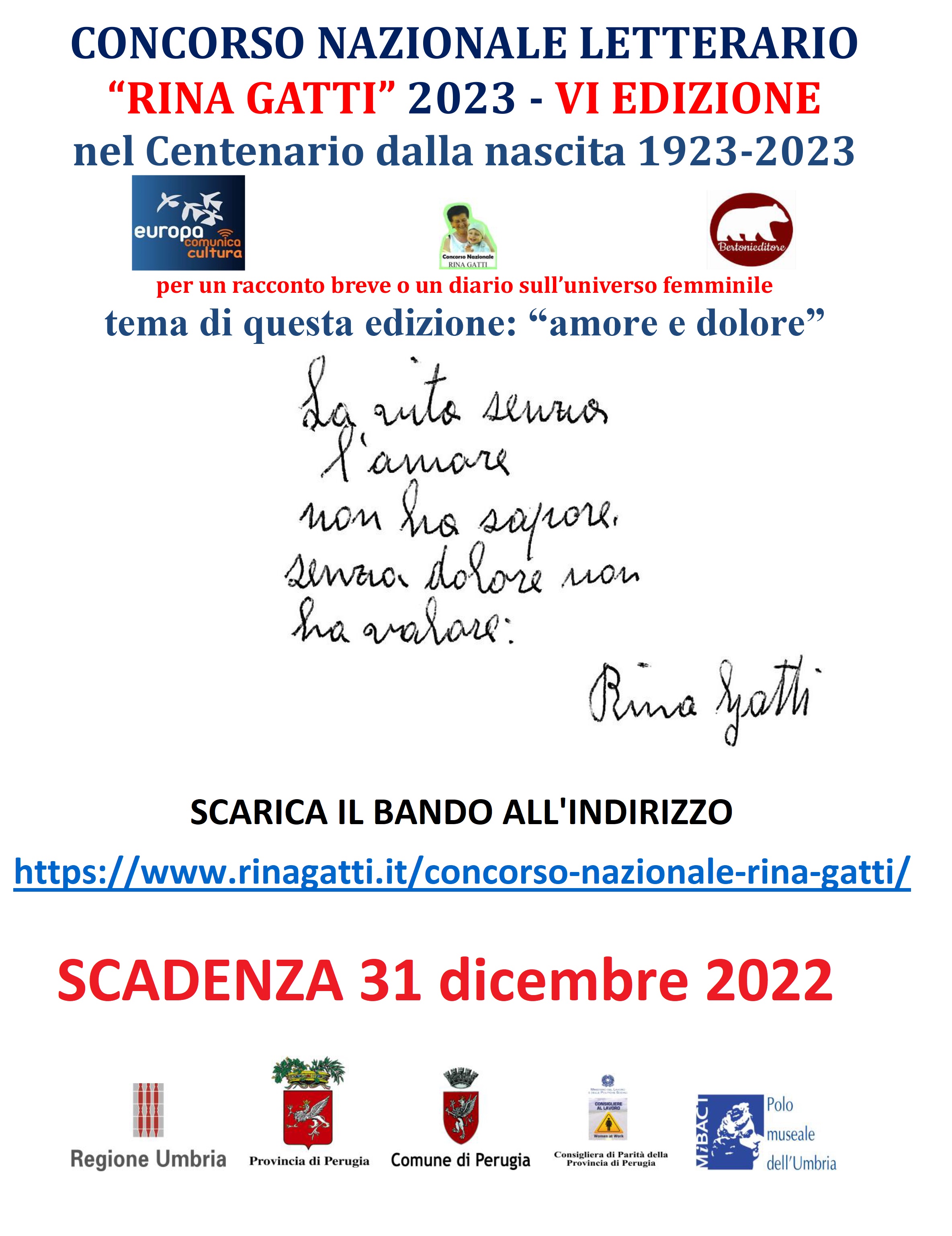 Concorso Letterario “Rina Gatti”