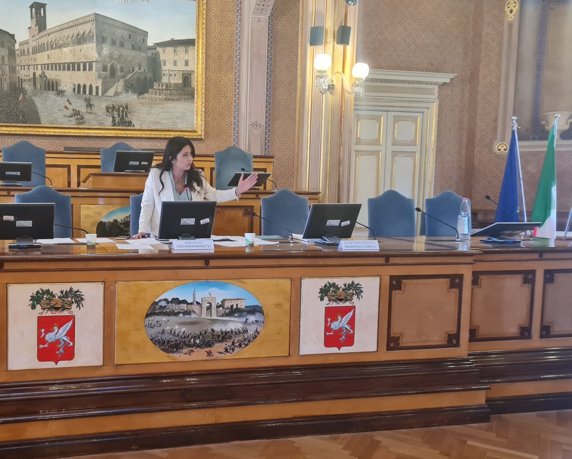Stefania Proietti presidente Provincia Pg