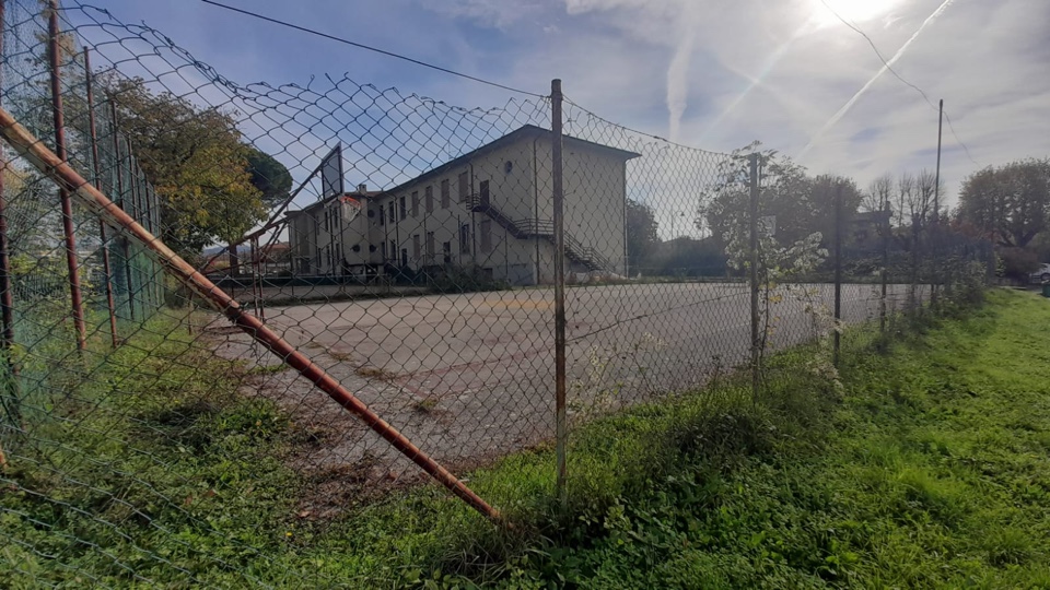 La zona dove sorgerà l'impianto