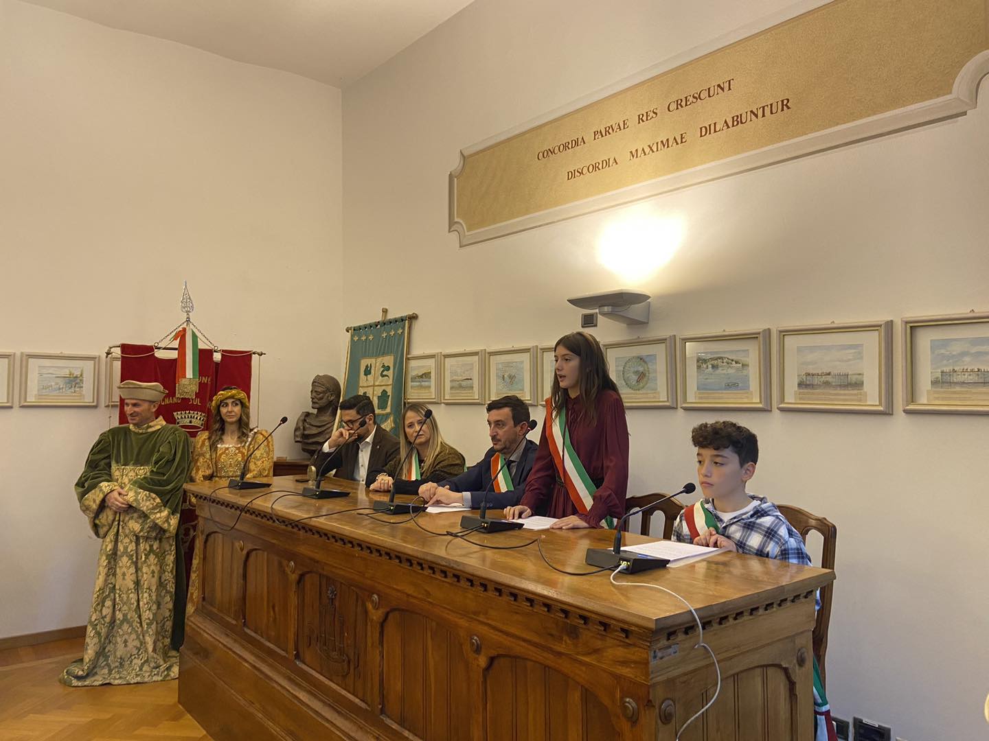 L'accoglienza in Comune a Passignano