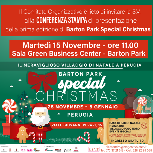 Verso il Natale – Presentazione dell’evento “Barton Park Special Christmas”