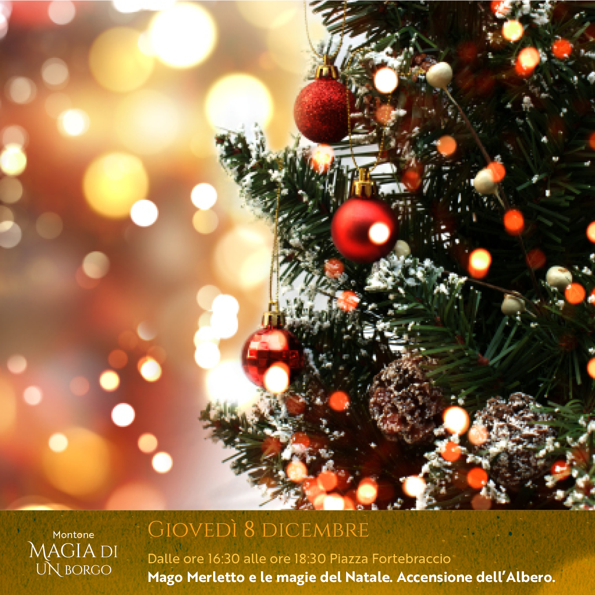 Montone - La magia delle feste pronta a invadere il borgo