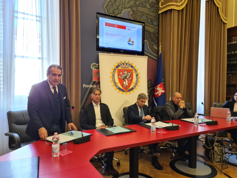  Presentati dall’Aci Perugia i dati Istat 2021