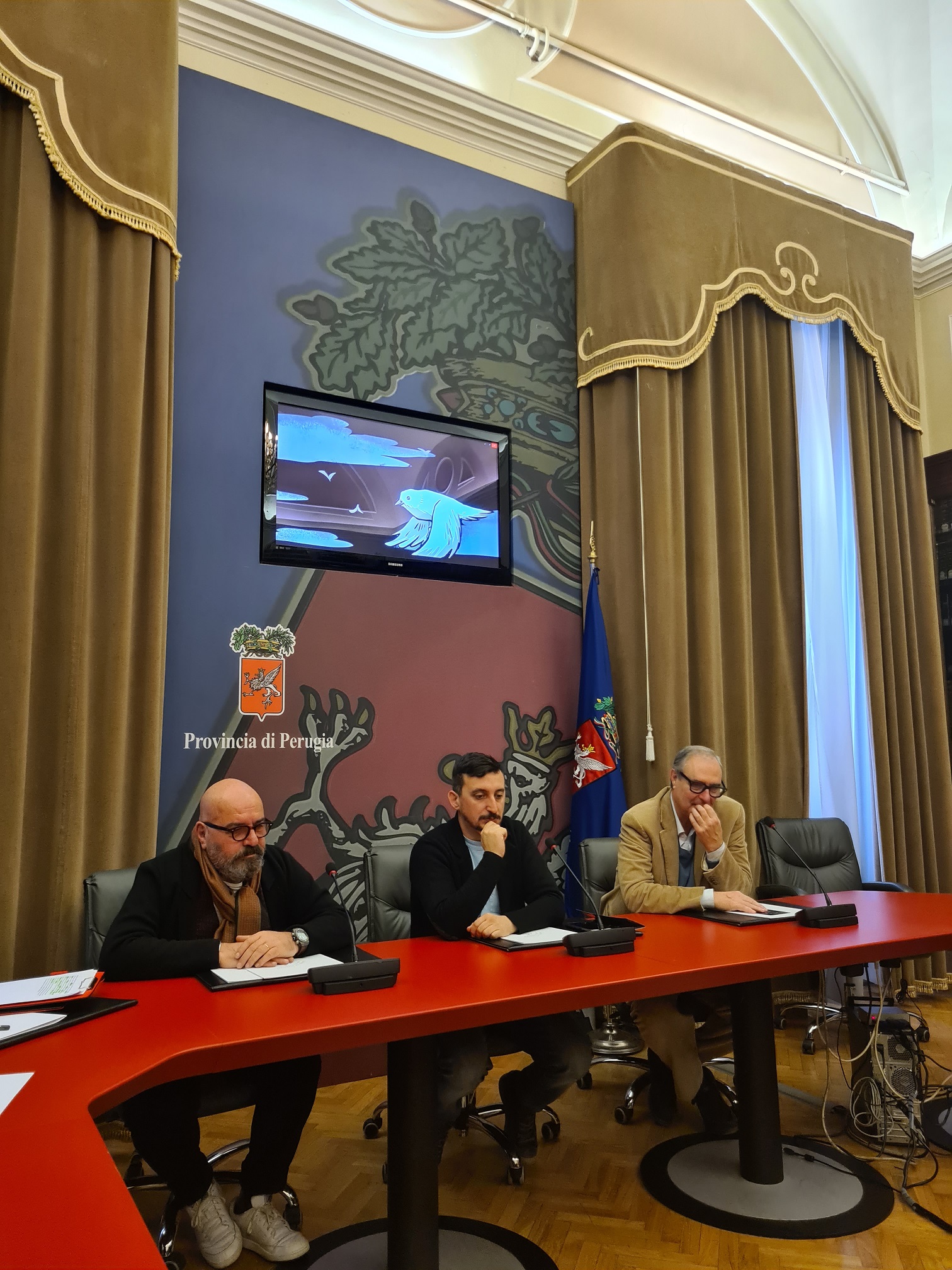 La conferenza stampa