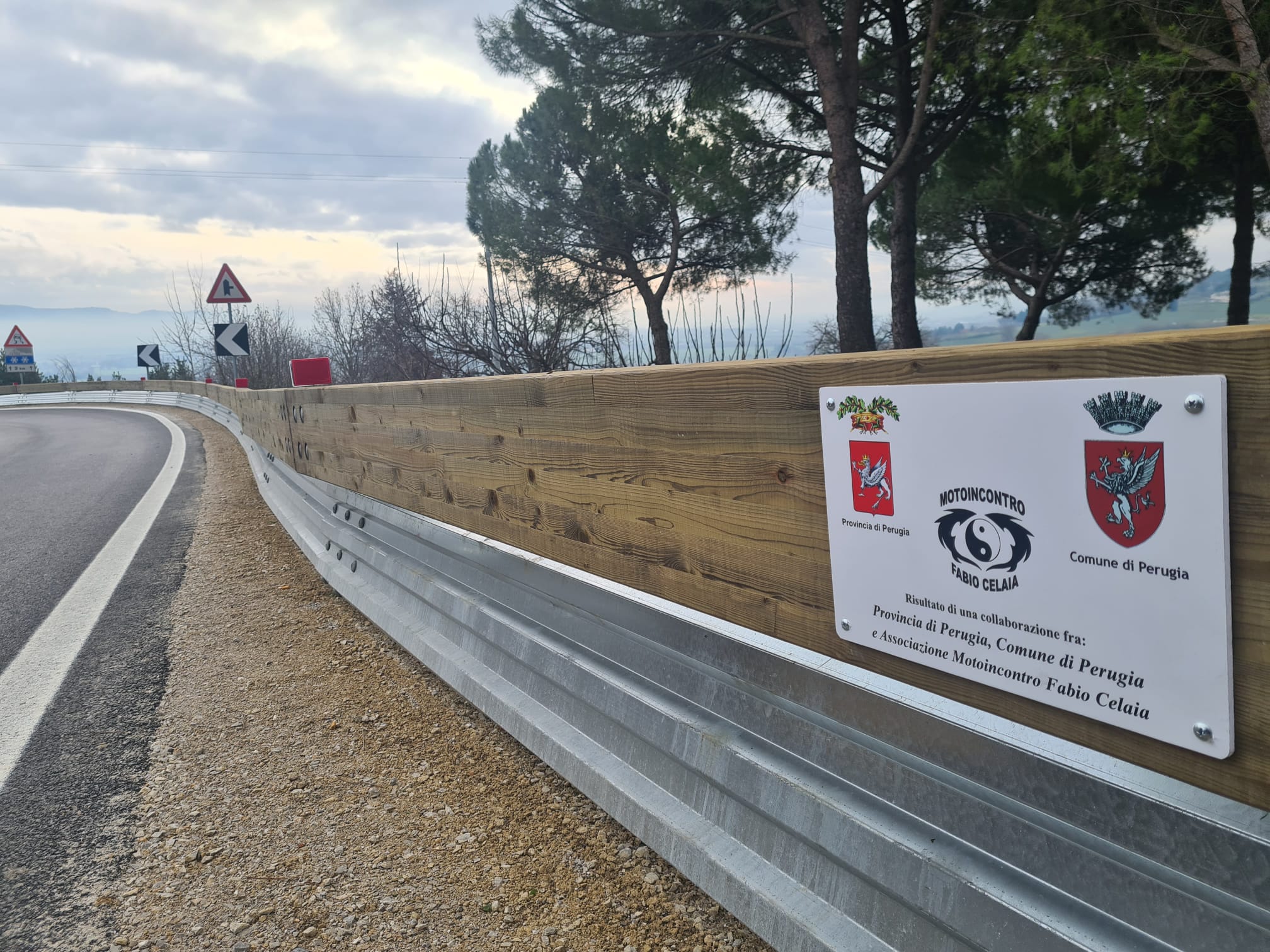 Inaugurazione guard rail 
