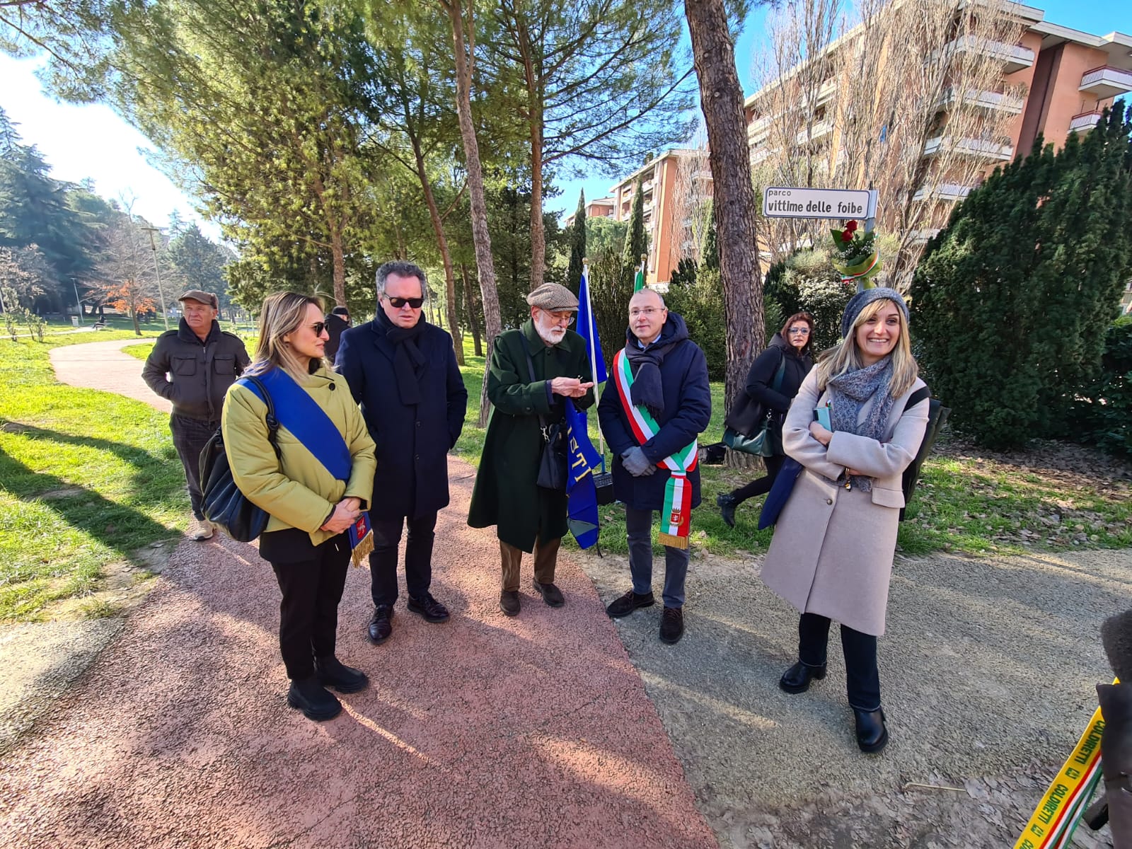 Immagine - Erika Borghesi al Parco Vittime delle Foibe