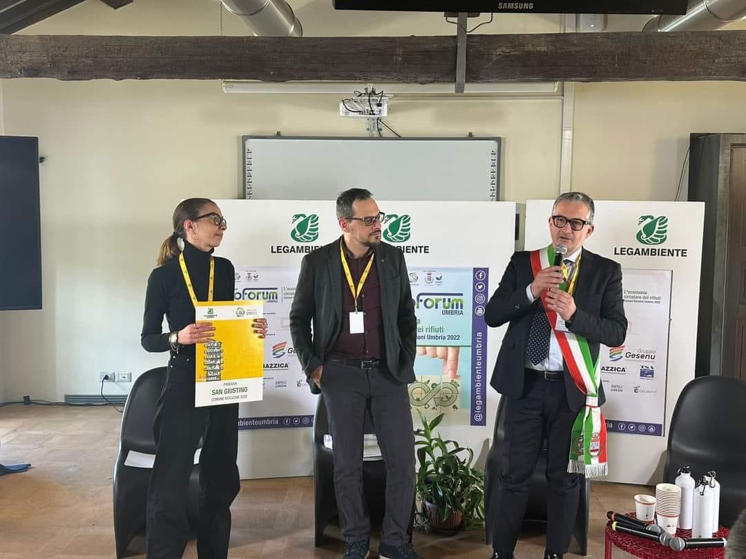San Giustino premiato tra i Comuni Ricicloni