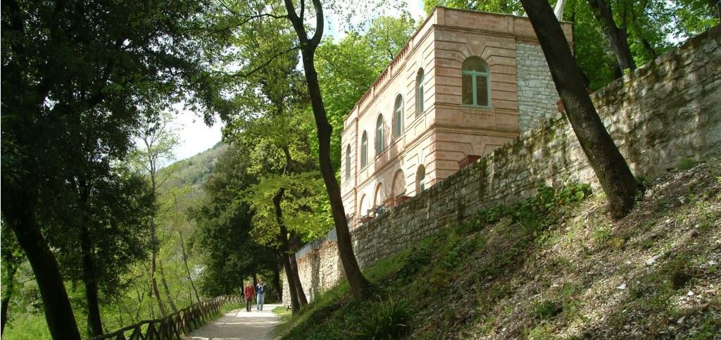 Immagine - Viale che con la rampa dei lecci che conduce al Villino