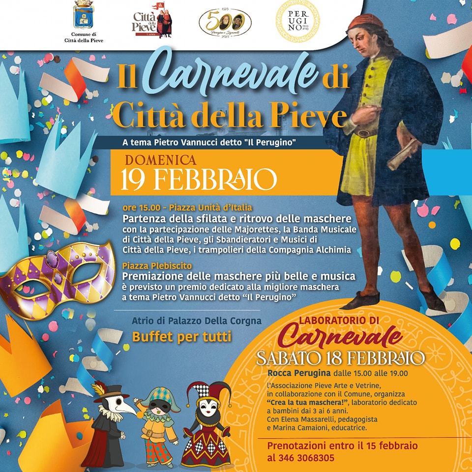 Carnevale – A Città della Pieve festa con dedica al Perugino