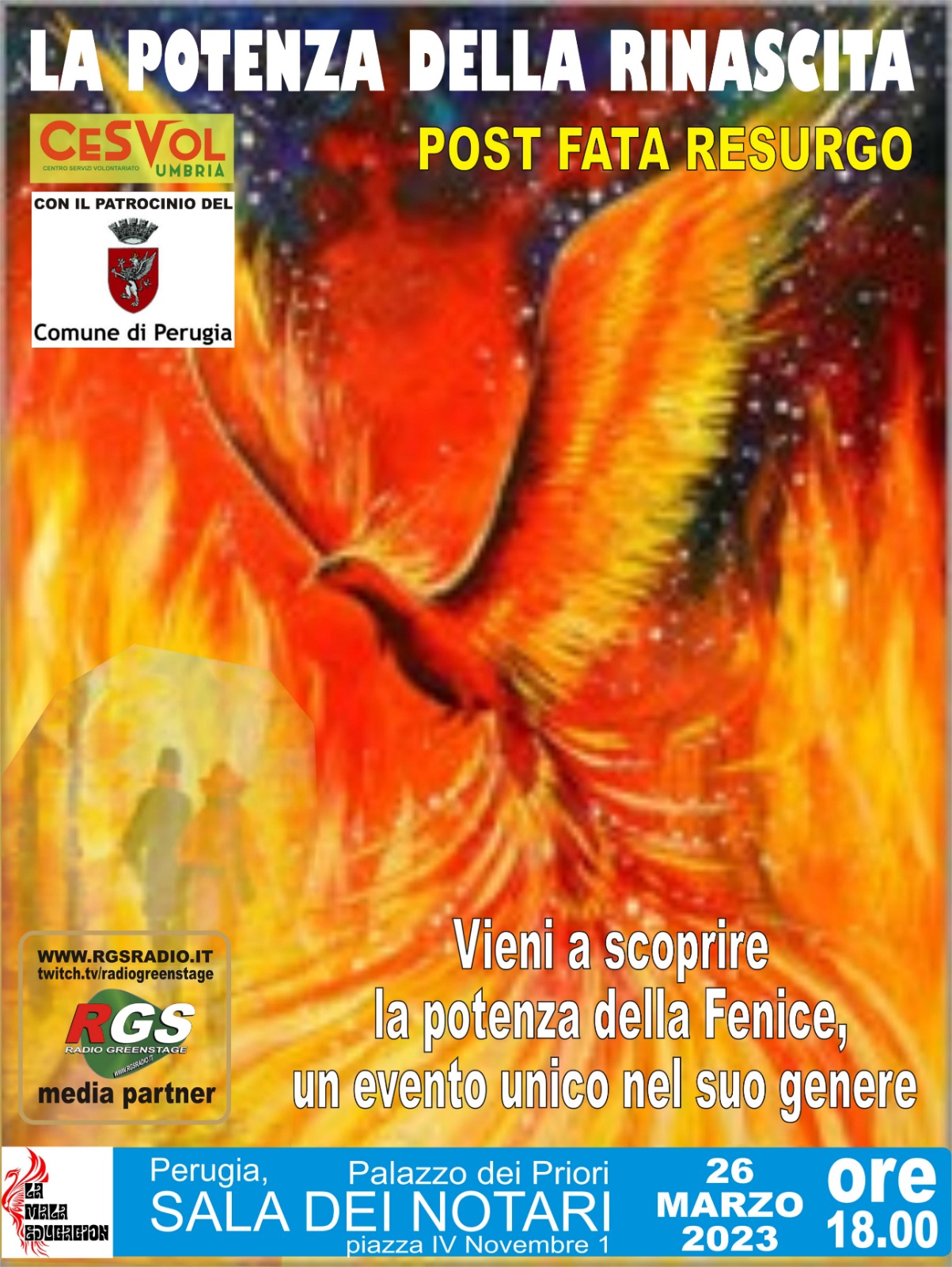 “La potenza della rinascita – Post fata resurgo
