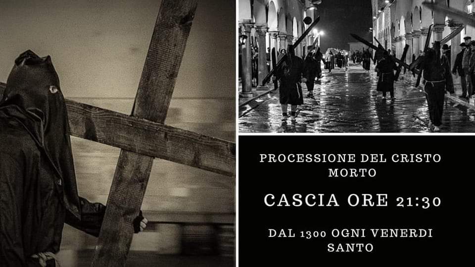 Cascia – Processione del Cristo Morto per le vie della città