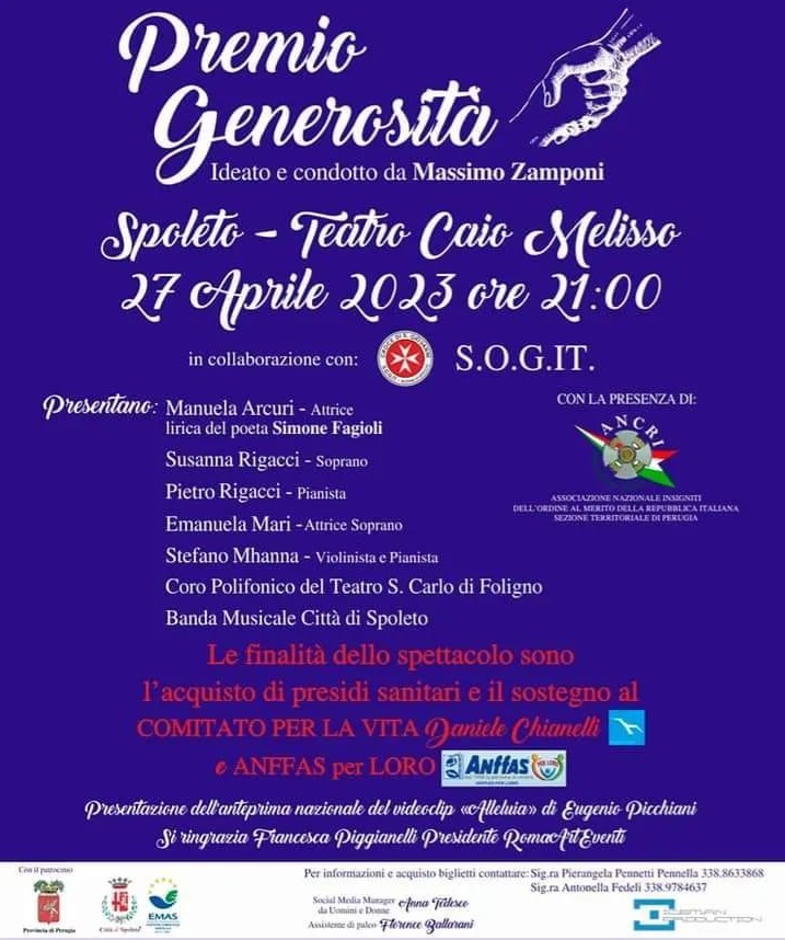 premio generosità 2023