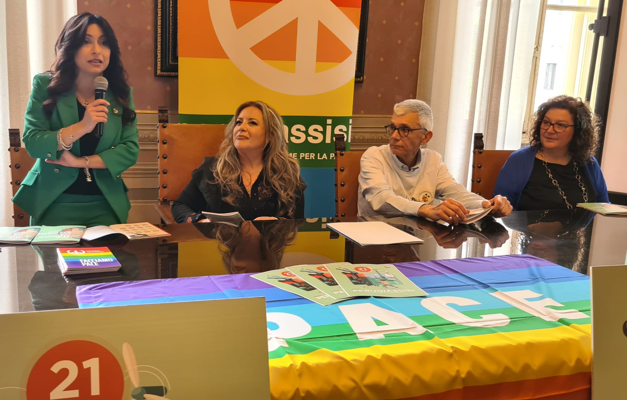 Immagine della Conferenza stampa della Marcia per la pace