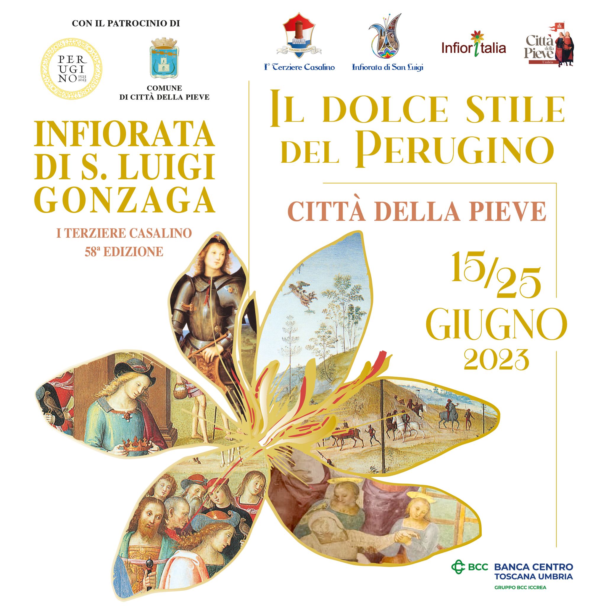 Città della Pieve verso l’Infiorata di San Luigi