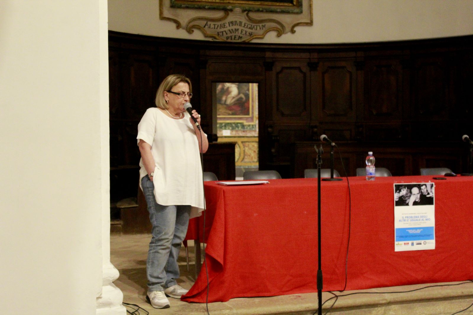 La dirigente Luongo