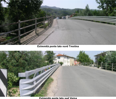 immagine ponte  situato sulla Sp 105 di Trestina 